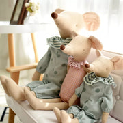 Little and Cute Cotton Bowknot Mouse Doll Stuffed Toy