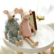 Little and Cute Cotton Bowknot Mouse Doll Stuffed Toy