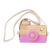 Cute Nordic Hanging Wooden Camera Toys For Kid