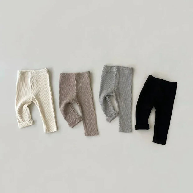 All-match Striped Skinny Pants Cotton Kids