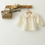 Baby Girl Ivory Lace Summer Organic Cotton Ruffle